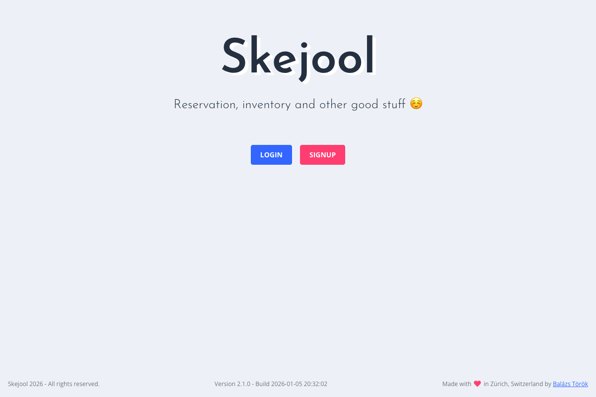 Skejool website preview
